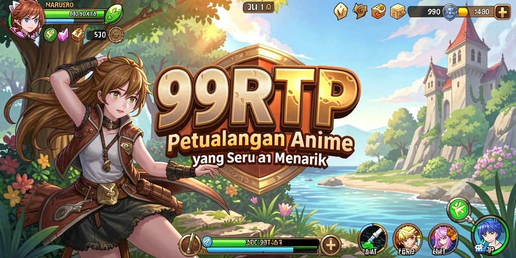 Screenshot gameplay 99RTP yang menampilkan aksi seru karakter Anime.