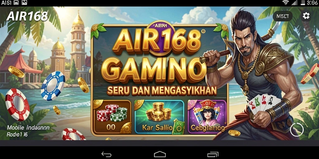 Tampilan permainan kasino yang seru dan menegangkan di AIR168.