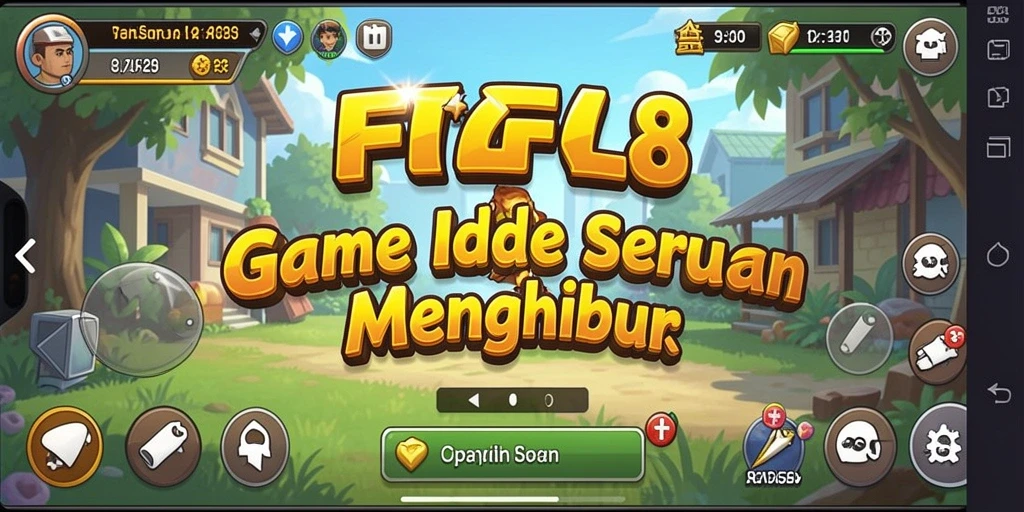 Tampilan gameplay FO8 yang ceria dan menawan.