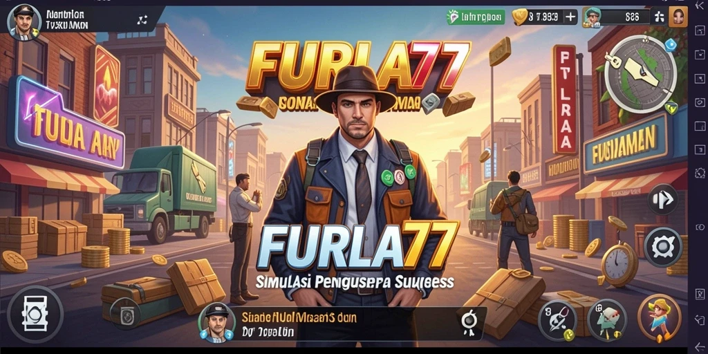 Screenshot utama FURLA77 menampilkan gameplay Tycoon yang seru dan interaktif.