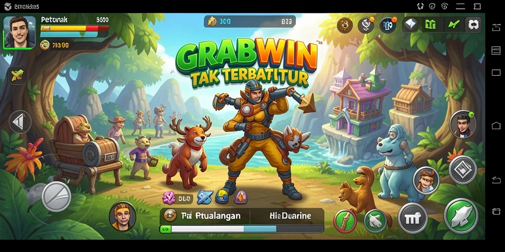 Gameplay petualangan yang menarik dan mendebarkan di GRABWIN.