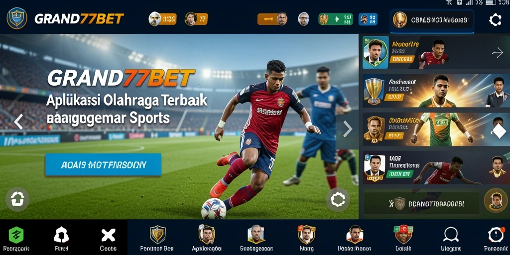 Tampilan gameplay seru dan menantang dari GRAND77BET.