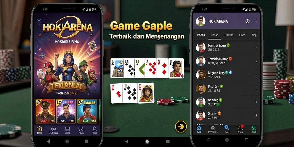 Tangkapan layar HOKIARENA menampilkan gameplay seru permainan Gaple.