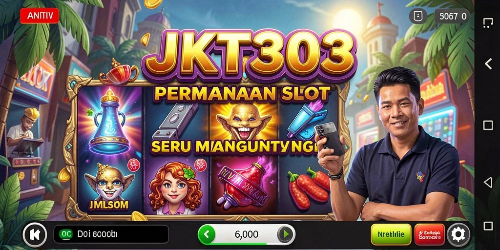 Tampilan gameplay JKT303 yang menarik saat bermain slot.