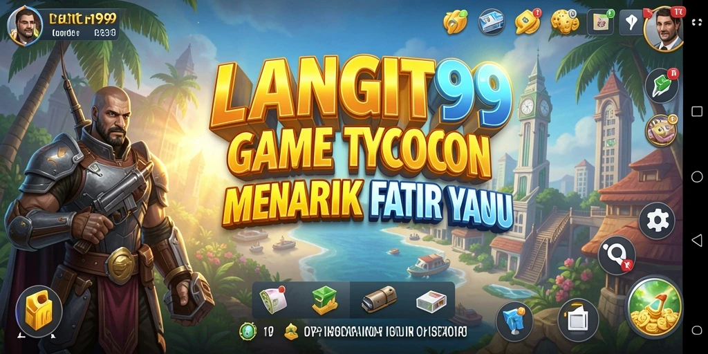 Screenshot utama LANGIT99 menampilkan gameplay seru di dunia Tycoon.