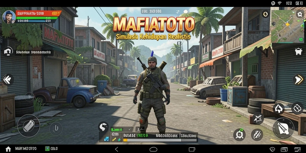 Tampilan screenshot MAFIATOTO menampilkan aksi gameplay yang dinamis dan interaksi karakter.
