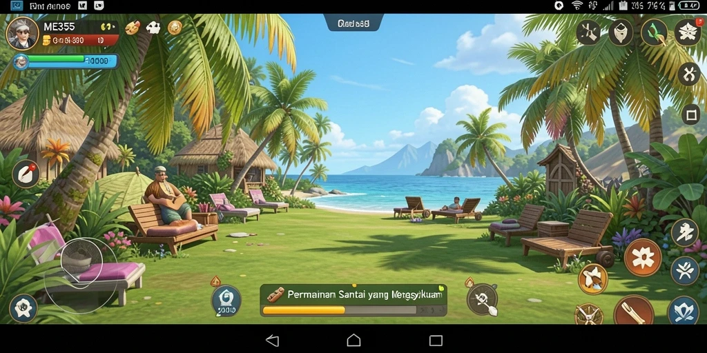 Gameplay ME355 yang penuh warna dan menantang untuk dimainkan.