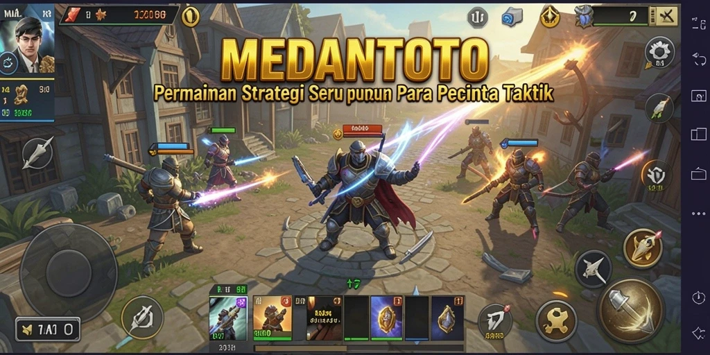 Tangkapan layar gameplay MEDANTOTO dengan suasana strategi yang mendebarkan.