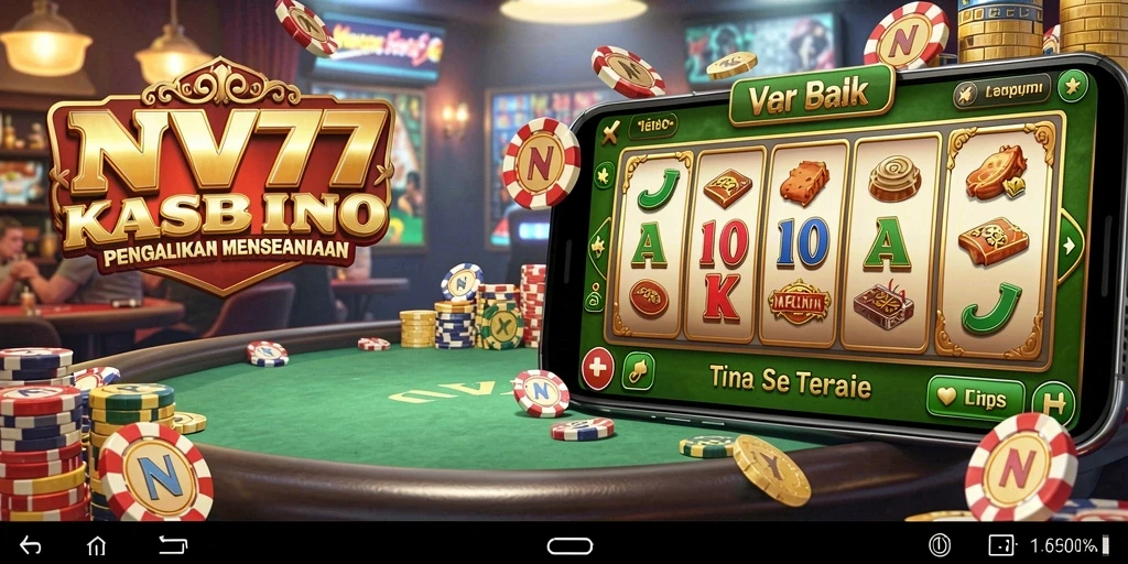 Screenshot gameplay NV77 menampilkan aksi mendebarkan dalam permainan Kasino.