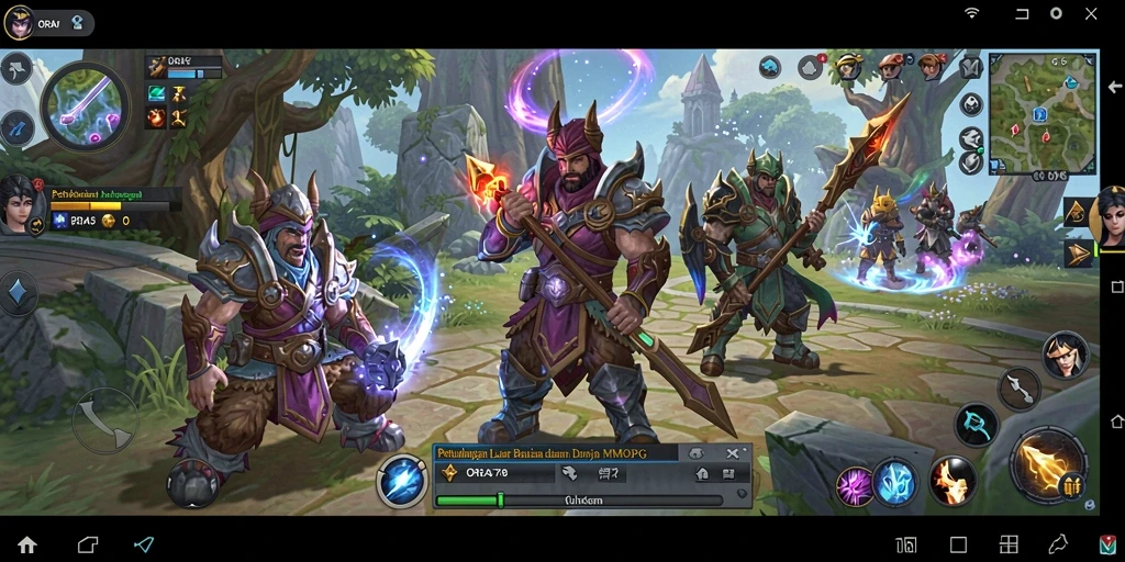 Tampilan spektakuler dalam dunia MMORPG ORA78.
