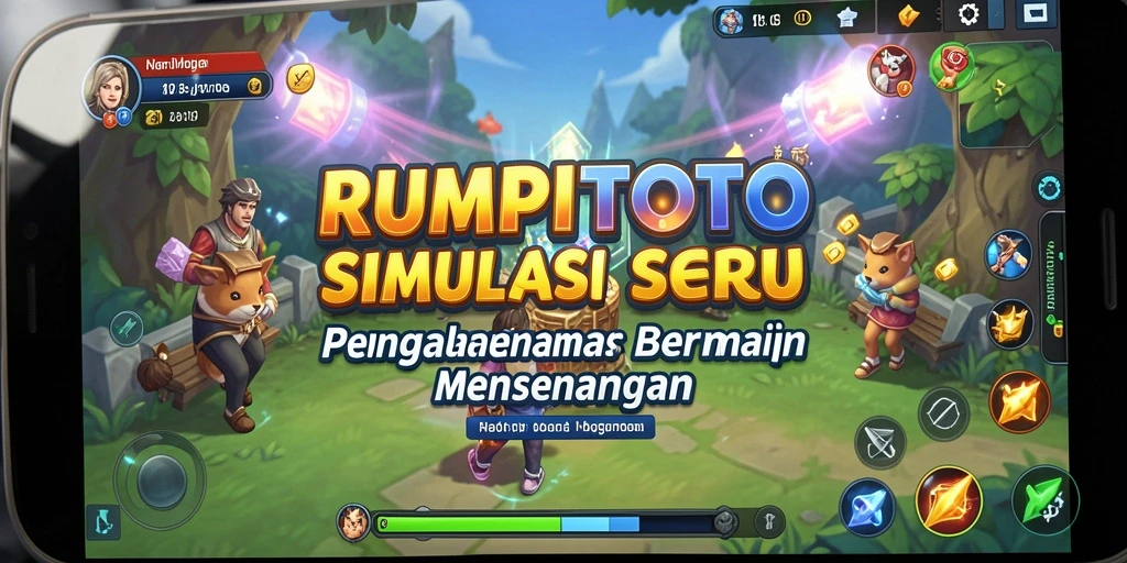 Tampilan gameplay RUMPITOTO yang menakjubkan dan penuh interaksi.