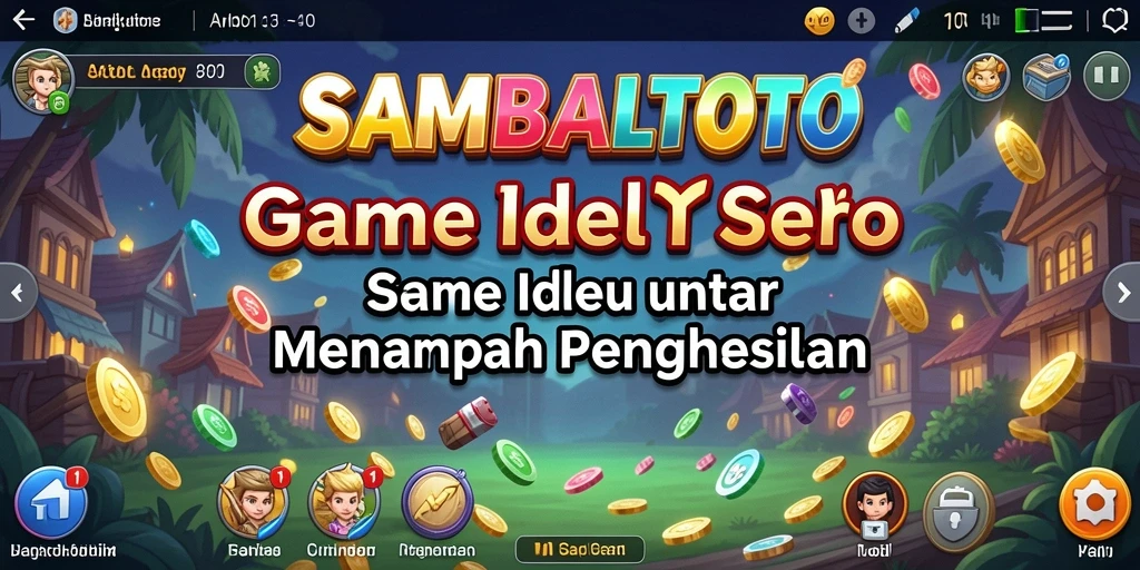 Tampilan layar permainan SAMBALTOTO yang menampilkan gameplay Idle yang menarik.
