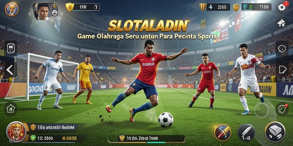 Tampak asyiknya gameplay olahraga di SLOTALADIN.