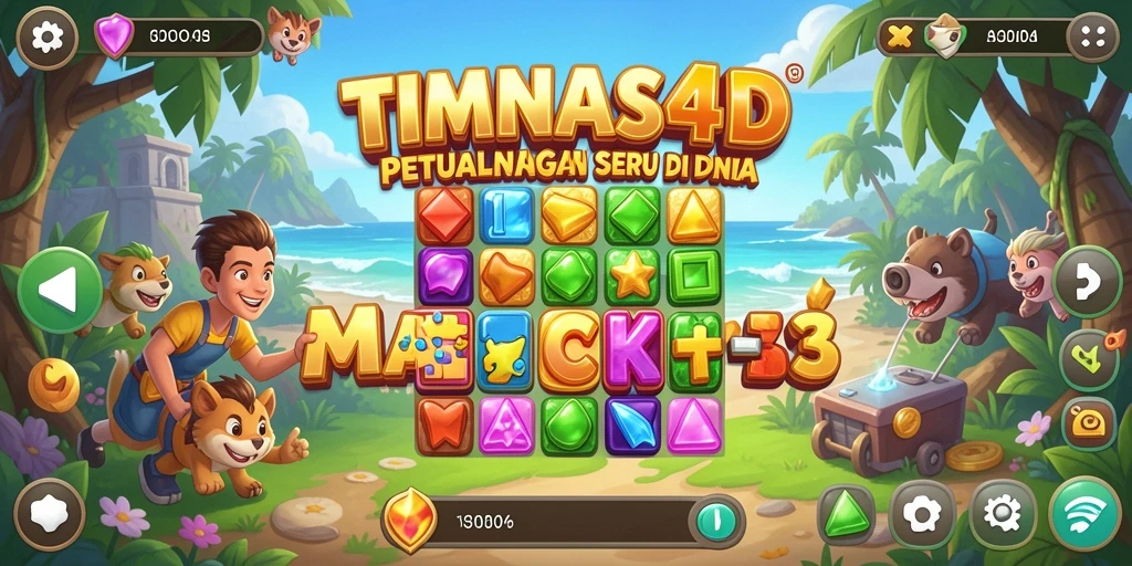 Screenshot gameplay TIMNAS4D yang seru dan menantang.