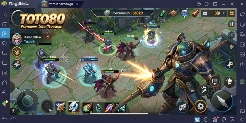 Screenshot gameplay TOTO80 yang menegangkan dengan aksi strategi.